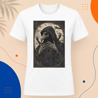 Pánské tričko - Havraní Ochránce – Plague Doctor - Morový Doktor